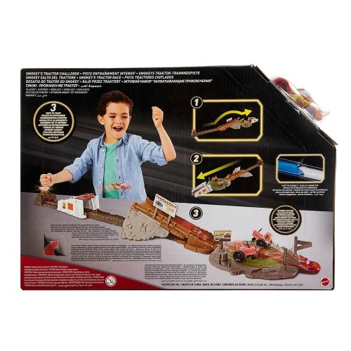 Mattel Disney Pixar Cars Smokeys Tractor Challenge Playset FLK03 887961559927