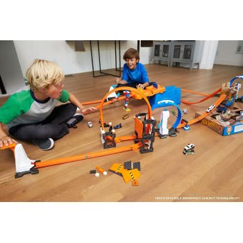 Mattel Hot Wheels Truck Builders Πίστες In A Box Με Αυτοκινητάκι FLK89 / DWW95 887961390360