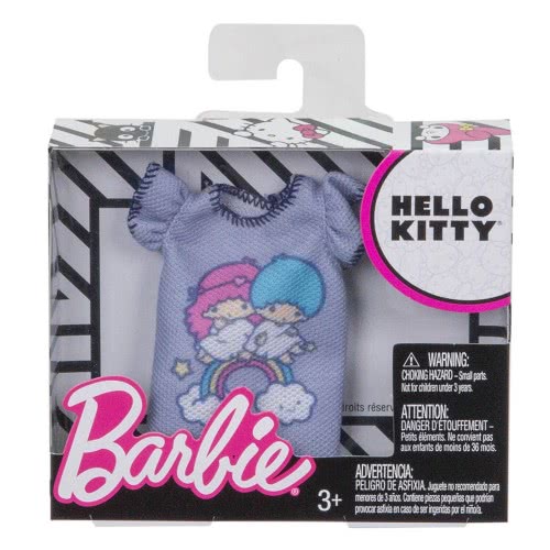 Mattel Barbie Fashions Hello Kitty Lavendar Shirt FLP40 / FLP46 887961603088