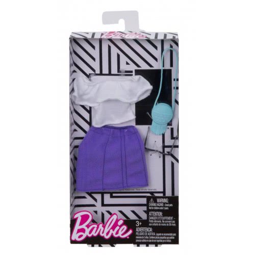 Mattel Barbie Fashion Ruffle Top And Purple Skirt FND47 / FKT01 887961551204