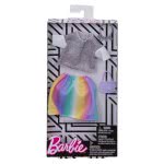 Mattel Barbie Fashion Βραδινά Σύνολα, Gray Top And Rainbow Skirt FND47 / FKT03 887961551594