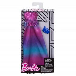 Mattel Barbie Fashion Βραδινά Σύνολα, Pink Purple And Blue Ombre Gown FND47 / FKT06 887961551174