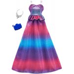 Mattel Barbie Fashion Βραδινά Σύνολα, Pink Purple And Blue Ombre Gown FND47 / FKT06 887961551174