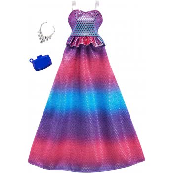 Mattel Barbie Fashion Pink Purple And Blue Ombre Gown FND47 / FKT06 887961551174
