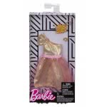 Mattel Barbie Fashion Gold Gown With Pink Tulle FND47 / FKT10 887961551396