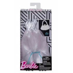 Mattel Barbie Fashion Βραδινά Σύνολα, Silver Opalescent Hi Low Gown FND47 / FKT11 887961551167