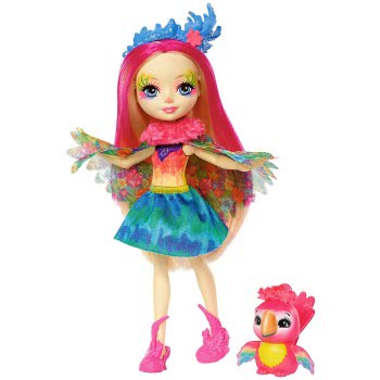 Mattel Enchantimals Peeki Parrot Doll FNH22 / FJJ21 887961537659