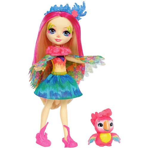 Mattel Enchantimals Peeki Parrot Doll FNH22 / FJJ21 887961537659