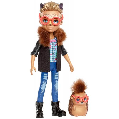 Mattel Enchantimals Χίξμπι Σκατζόχοιρος Κούκλα & Ζωάκι Φιλαράκι FNH22 / FJJ22 887961537642