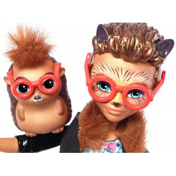 Mattel Enchantimals Χίξμπι Σκατζόχοιρος Κούκλα & Ζωάκι Φιλαράκι FNH22 / FJJ22 887961537642