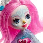 Mattel Enchantimals Saffi Κύκνος Κούκλα & Ζωάκι Φιλαράκι Poise FNH22 / FRH38 887961625646