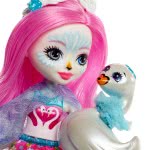 Mattel Enchantimals Saffi Κύκνος Κούκλα & Ζωάκι Φιλαράκι Poise FNH22 / FRH38 887961625646