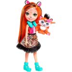 Mattel Enchantimals Κούκλα Tanzie Tiger Και Ζωάκι Φιλαράκι Tuft FNH22 / FRH39 887961625660