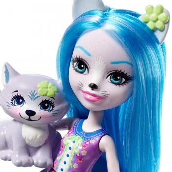 Mattel Enchantimals Κούκλα Winsley Wolf Και Ζωάκι Φιλαράκι Trooper FNH22 / FRH40 887961625653
