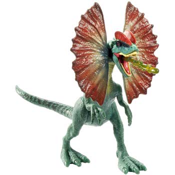 Mattel Jurassic World Βασικές Φιγούρες Δεινοσαύρων - Dilophosaurus FPF11 / FPF14 887961607529