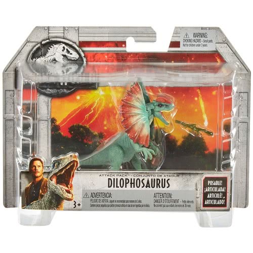 Mattel Jurassic World Βασικές Φιγούρες Δεινοσαύρων - Dilophosaurus FPF11 / FPF14 887961607529