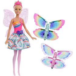 Mattel Barbie Dreamtopia Flying Wings Fairy Doll FRB08 887961620269