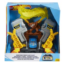 Mattel Hot Wheels City Βασικές Πίστες: Downtown Power Plant Blast FRH28 / FRH31 887961625608