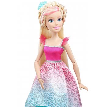 Mattel Barbie Endless Hair Kingdom Πριγκίπισσα - Μεγάλη Κούκλα 45Εκ. FXC80 887961687972