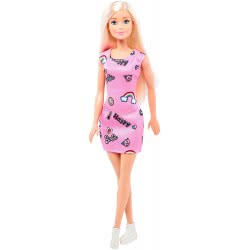 Mattel Barbie Modern Dresses-Pink Dress, Blonde Doll T7439 / FJF13 887961534559