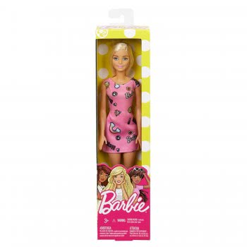 Mattel Barbie Μοντέρνα Φορέματα-Ροζ Φόρεμα, Ξανθιά Κούκλα T7439 / FJF13 887961534559