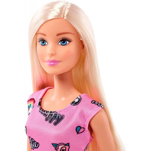 Mattel Barbie Modern Dresses-Pink Dress, Blonde Doll T7439 / FJF13 887961534559
