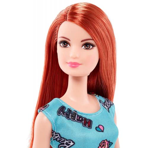 Mattel Barbie Μοντέρνα Φορέματα-Μπλε Φόρεμα, Κοκκινομάλλα Κούκλα T7439 / FJF18 887961534603
