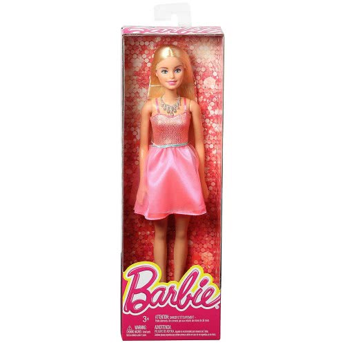 Mattel Barbie Μοντέρνα Φορέματα Με Αξεσουάρ, Κοραλί Φόρεμα, Ξανθιά Κούκλα T7580 / DRN76 887961341317