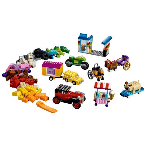 LEGO Classic Τουβλάκια Σε Ρόδες 10715 5702016111910