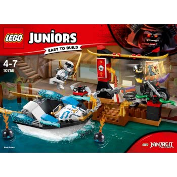 LEGO Juniors Καταδίωξη Με Νίντζα Σκάφος Του Ζέιν 10755 5702016117349
