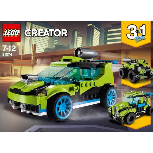 LEGO Creator Αυτοκίνητο Για Ράλι 31074 5702016111798