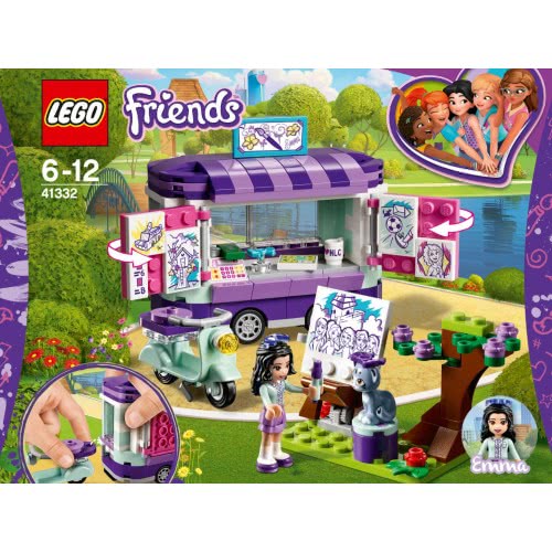 LEGO Friends Το Καλλιτεχνικό Σταντ Της Έμμα 41332 5702016077438