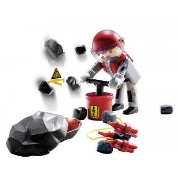 Playmobil Rock Blaster With Rubble 9092 4008789090928