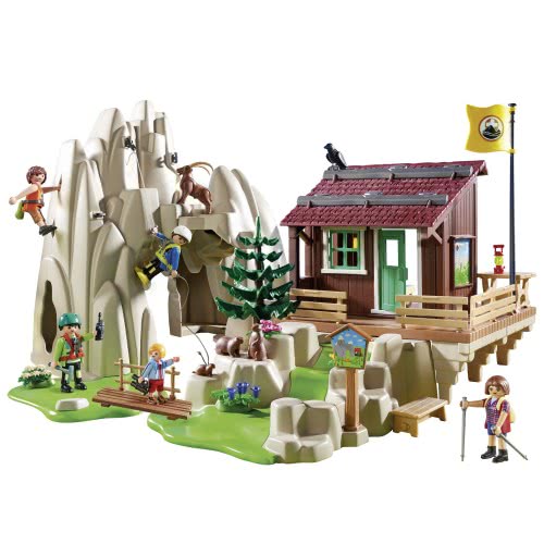 Playmobil Ορειβατική Καλύβα Και Βράχια Αναρρίχησης 9126 4008789091260