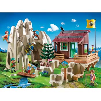 Playmobil Rock Climbers With Cabin 9126 4008789091260