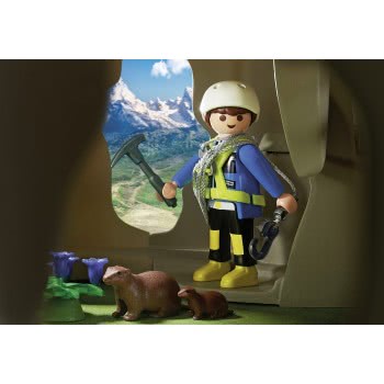 Playmobil Rock Climbers With Cabin 9126 4008789091260