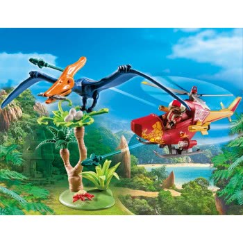 Playmobil Adventure Copter With Pterodactyl 9430 4008789094308