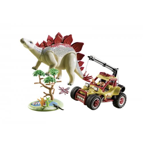 Playmobil Explorer Vehicle With Stegosaurus 9432 4008789094322