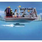 Playmobil Ταχύπλοο Λαθροκυνηγών Με Κλουβί Δεινοσαύρων 9433 4008789094339