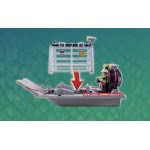Playmobil Ταχύπλοο Λαθροκυνηγών Με Κλουβί Δεινοσαύρων 9433 4008789094339