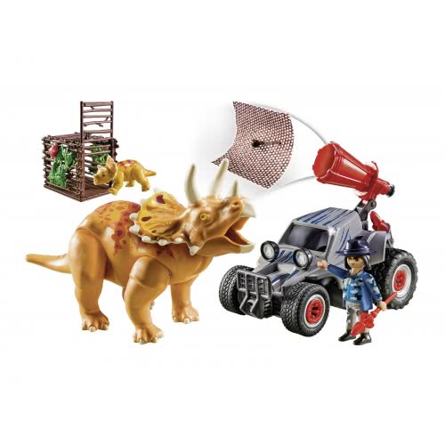 Playmobil Enemy Quad With Triceratops 9434 4008789094346