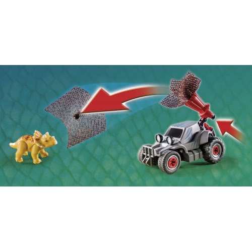 Playmobil Enemy Quad With Triceratops 9434 4008789094346