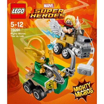 LEGO Marvel Super Heroes Mighty Micros: Θορ Εναντίον Λόκι 76091 5702016110500