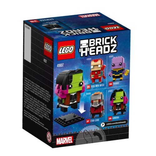 LEGO Brickheads Marvel Gamora 41607 5702016111002