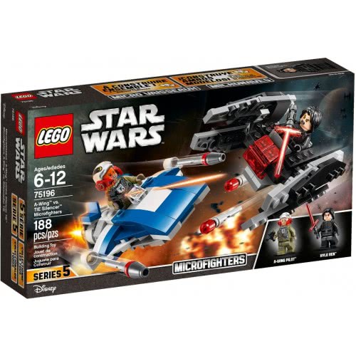 LEGO Star Wars A-Wing Εναντίον TIE Silencer Microfighters 75196 5702016109900