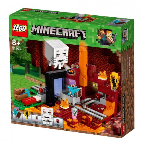 LEGO Minecraft Η Πύλη Του Νέδερ 21143 5702016109610
