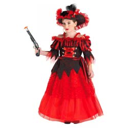 CLOWN Παιδική Στολή Πειρατίνα Όνειρο(Red Pirate) No.08, Κόκκινη 847 5203359847080