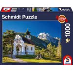 Schmidt Puzzle 1000 Pcs Bavarian Chapel 58318 4001504583187