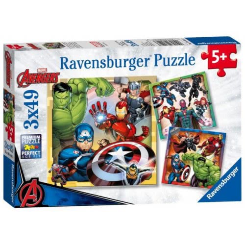 Ravensburger Παζλ 3X49 Τεμ. Avengers 8040 4005556080403
