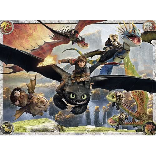 Ravensburger How To Train Your Dragon: Dragons, 150XXL Pc Puzzle 10015 4005556100156